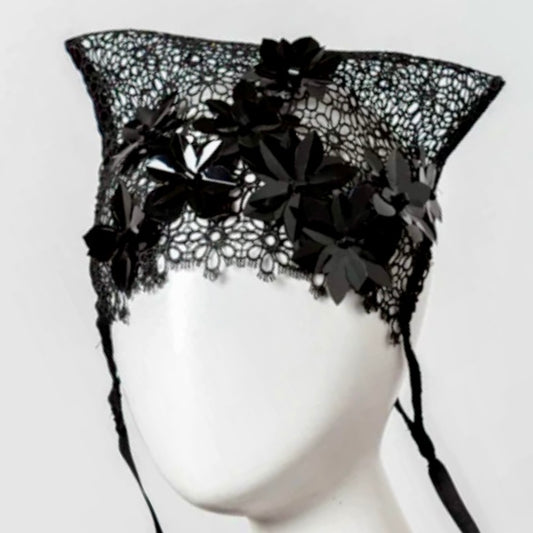 SMEM HAT LACE - BLACK