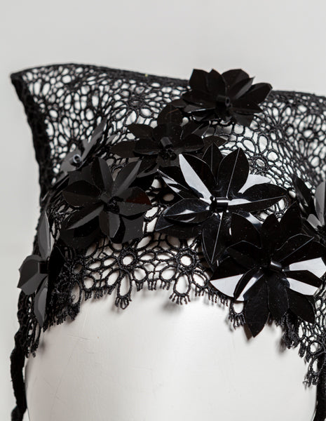 SMEM HAT LACE - BLACK